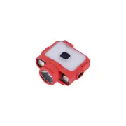 CLAYMORE CAPON 120D – High-Power Rechargeable Cap Light | 1,200 lm | Motion Sensor | IP54 Weather Resistant, Red