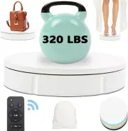 Rotating Display Stand 320Lbs Capacity, 360 Degree Rotating Turntable 12 Inch, T