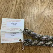 Oriental Linen Thread Gatherer Embroidery Thread 52% Silk 2 skeins 20 Yards Each