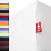 Best Fitted Sheet 200 x 220-220 x 240 to 35 cm Height, Many Colours, 95% Cotton / 5% Elastane, 230 g/m², Oeko-Tex, Stress-Free, Also for Waterbeds (White)