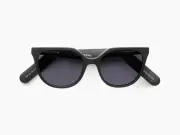 Lucyd Smart Sunglasses | Moonshot Model | Open Ear | Noise Canceling Mics | Voice Assistants Compatible | Narrow Size Nonpolarized UV400 Classic Black
