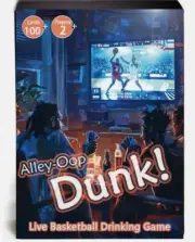 Alley-OOP Dunk! Live Basketball Drinking Cards Game