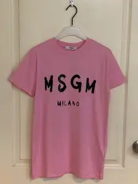 在飛比找Yahoo!奇摩拍賣優惠-全新 MSGM 經典款 logo print T-shirt