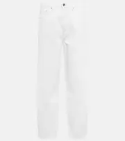 [Toteme] Toteme High-rise barrel-leg jeans 31 white