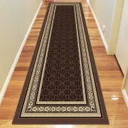 Medori Craze Brown Runner Rug