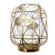 Coffee Pod Holder Large Capacity Coffee Storage Holder Organizer Mug Coffee Capsule Organizer Cup Storage Basket