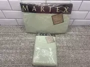 Martex Full Deep Fitted Sheet And Pillowcase Luxury Percale New Made In USA