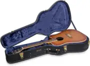 Case - Hard-Shell Wooden Guitar Case - Fits 12-String Acoustic Dreadnought Class