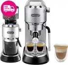 De’Longhi Dedica Arte EC885.M Manual Coffee Machine + Electric Coffee Grinder