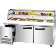 Thermaster Two Door Deluxe Sandwich Bar - Salad Bar Fridges (SCB/15) - SCB/15
