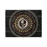 Velveteen Minky Blanket:Adeptus Mechanicus Sigil Custom Blanket