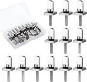 PEUTIER 316 Stainless Steel Fin Screws, No Tool Surfboard Fin Screws with O Rings Paddle Board Fin Replacement for SUP Paddleboard Longboard Surfing Accessories