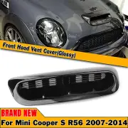 For Mini Cooper S R56 2007-2014 Front Air Hood Bonnet Scoop Vent Gloss Black