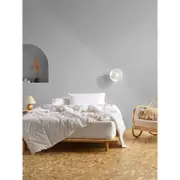 Linen House Goose Down Feather Filled 80 / 20 Home Bedding Quilt - White