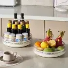 Large Capacity 360 Degree Rotating Spice Rack Turntable Organizer for Home