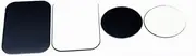 GRIRIW 4 Pcs Phone Mount Stickers Magnetic Metal Plates for Car Navigation Full Adhesive Round Compatible with Magnetic Phone Holders