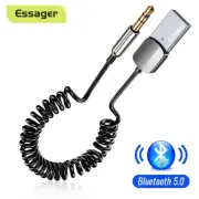 Essager Aux Bluetooth Adapter Audio Cable For Cars USB Bluetooth 3.5mm Jacks Rec