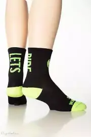 WARRIOR LET'S RIDE Men’s and Women’s Compression Cycling Socks