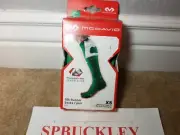 MCDAVID 8832 TARGETED COMPRESSION 10K RUNNER SOCKS, BRIGHT GREEN, ADULT XS