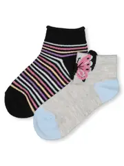 Girls Low Cut Rib Sock 2Pk