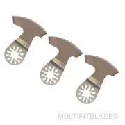 3 x Flush Cut Segment Knife Swing Blade - Fein Multimaster-fits older models