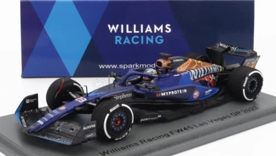 Model Car 1:43 Spark F1 Formula 1 Williams FW45 Albon Las Vegas Gp 2023