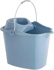 LYLAC Mop Bucket with Handle, 35 x 25 x 24-40 cm, Light Blue