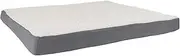 PETMAKER Orthopedic Dog Bed - 2-Layer 44x35-Inch Memory Foam Pet Mattress with Machine-Washable Sherpa Cover for Large Dogs up to 100lbs (Gray)