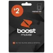 FREE EXPRESS POST 100 x $2 Sim For $400 Boost/Telstra/Vodafone Prepaid Sim