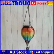 Hot Air Balloon Solar Lantern Iron Solar LED Light for Flower Fence Decorations