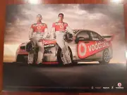 2008 FORD TEAM VODAFONE BATHURST WINNERS POSTER