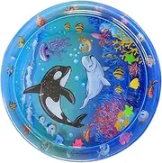 Générique Cat Sensory Water Mat, Water Sensories Mat Cats, Cartoon Pad Pets, Cool Fun Playing Sleeping Waterbed, Home, Outside Entertainment, for Small to Large Kitten, and Puppy, 39.37 x 39.37 inches