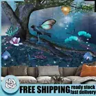 Butterflies under Trees Tapestry Wall Hanging Rugs Bedspread Decor (200x145cm)