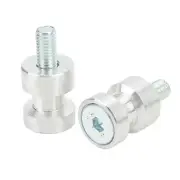 √ Motorcycle Paddock Stand Bobbins Marine Grade Aluminium For (Silver )