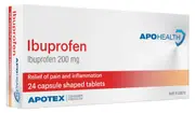 Apotex Health Ibuprofen 200mg 24 Tabs