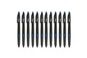 12pc Artline Supreme 1.0mm Ball Point Pen Writing School Ballpoint Draw Pens BL