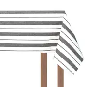 Black French Tablecloth 150cmx180cm