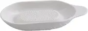 Zerodeko Kitchen Ceramic Food Plate Multipurpose Grinder for Fruits Vegetables Ginger Garlic and Onion Lightweight Easy to Use for Meal Prep and Food Making