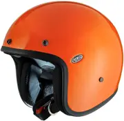 Premier Vintage Classic U, open face helmet , color: Orange , size: L