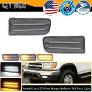 Clear Switchback LED Front Bumper DRL Signal Lights For 1999-2002 Toyota 4Runner (for: Toyota)
