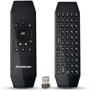 Simplecom RT150 2.4GHz Wireless Remote Air Mouse Keyboard with IR Learning