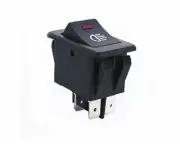 CYGUSA DPST (ON/Off) Illuminated Rocker Switch RED 35AMPS @ 12VDC
