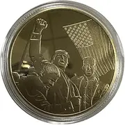 Donald Trump Coin 2024 Shooting Collection Trump Assassinated Coins (Gold 2)