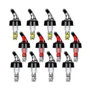 Measured Liquor Bottle Pourers, Set of 12 Quick Shot Spirit Measure Pourer Spouts 30Ml Automatic Dispenser Home Bar As Shown