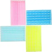 CANIGHT 4pcs Long Nylon Exfoliating Body Washcloths Soft Shower Towels for Daily Use Bath Towel Back Scrubber Versatile Bath Accessories for Comfortable Skin Care