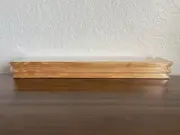 Brand New! Traditional Wood Display Ledge Still In Original Plastic Wall Decor