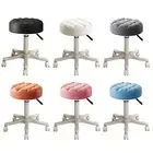 PU Leather Round Rolling Stool Work Massage Stools Task Chair Rolling Swivel