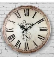 Large Vintage Paris Wall Clock