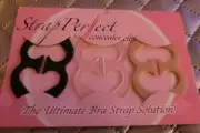 Bra Strap Perfect Concealer Clips 3 pcs, Beige, Clear, Black