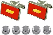 [Select Gifts] Shirt Dress Studs Shuya City Russia Flag Cufflinks